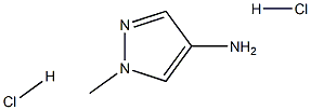 1-Methyl-1H-pyrazol-4-ylamine dihydrochloride 结构式