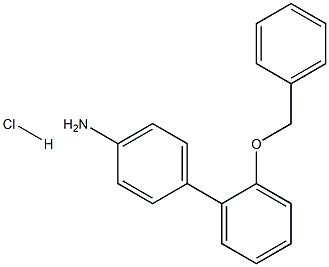 2'-Benzyloxy-biphenyl-4-ylamine hydrochloride 结构式