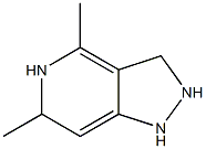 4,6-Dimethyl-1,2-dihydro-pyrazolo[4,3-c]pyridin- 结构式