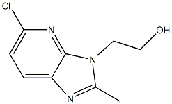 2-(5-chloro-2-methyl-3H-imidazo[4,5-b]pyridin-3-yl)ethanol 结构式