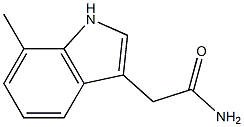 2-(7-methyl-1H-indol-3-yl)acetamide 结构式