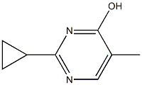 2-cyclopropyl-5-methylpyrimidin-4-ol 结构式