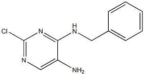 N4-benzyl-2-chloropyrimidine-4,5-diamine 结构式