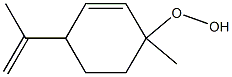 3-hydroperoxy-3-methyl-6-prop-1-en-2-yl-cyclohexene 结构式