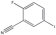2-氟-5-碘苯甲腈 结构式