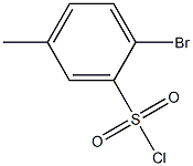 2-溴-5-甲基苯磺酰氯 结构式