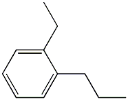 1-ethyl-2-propylbenzene 结构式