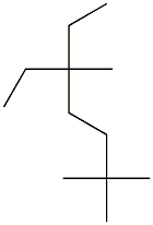 2,2,5-trimethyl-5-ethylheptane 结构式