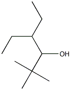 2,2-dimethyl-4-ethyl-3-hexanol 结构式