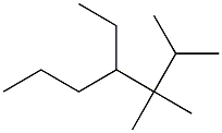 2,3,3-trimethyl-4-ethylheptane 结构式