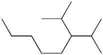 2-methyl-3-isopropyloctane 结构式