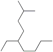 2-methyl-5-ethylnonane 结构式