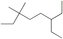 3,3-dimethyl-6-ethyloctane 结构式