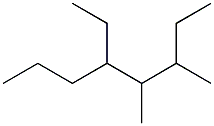 3,4-dimethyl-5-ethyloctane 结构式