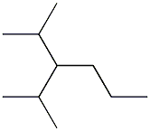 3-isopropyl-2-methylhexane 结构式