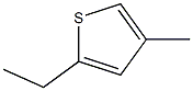 3-methyl-5-ethylthiophene 结构式