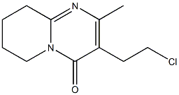 3-(2-CHLOROETHYL)-2-METHYL-6,7,8,9-TETRAHYDRO-4H-PYRIDO[1,2-A]PYRIMIDINE-4-ONE 结构式