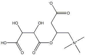 L-CARNITINE TARTRATE(98% MIN.) 结构式