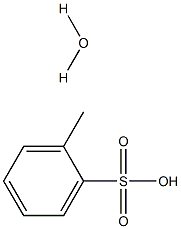 TOLUENE SULPHONIC ACID MONOHYDRATE 结构式