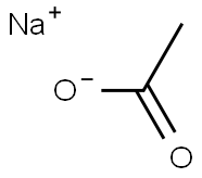 SODIUM ACETATE ANHYDROUS (67.2.6) 结构式