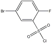 5-溴-2-氟苯磺酰氯 结构式