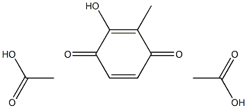 METHYL HYDROXYQUINONE DIACETATE 结构式