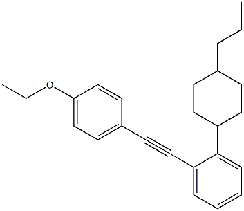 1-ETHOXY-4-[(4-PROPYLCYCLOHEXYL PHENYL)ETHYNYL]BENZENE 结构式