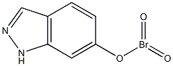 6-INDAZOLYBROMIC ACID 结构式