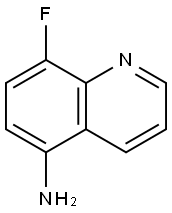 8-FLUOROQUINOLIN-5-AMINE 结构式