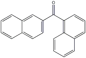 1-(2-萘甲醯)萘 结构式