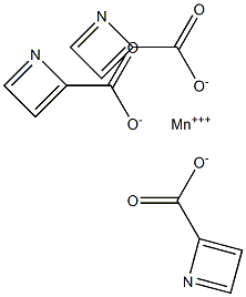 乙酸錳(III) 结构式