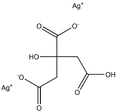 檸檬酸氫銀 结构式
