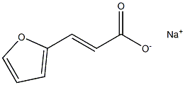 2-呋喃烯丙酸鈉 结构式