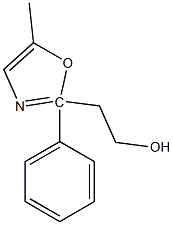 2-(5-METHYL-2-PHENYL OXAZOLYL) ETHANOL 结构式