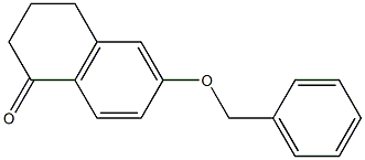 6-BENZYLOXY-1-TETRALONE 结构式