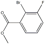 2-BROMO-3-FLUOROBENZOIC ACID METHYL ESTER 结构式