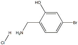 4-BROMO-2-HYDROXYBENZYLAMINE Hydrochloride 结构式