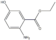 2-AMINO-5-HYDROXYBENZOIC ACID ETHYL ESTER 结构式