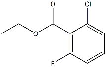 2-CHLORO-6-FLUOROBENZOIC ACID ETHYL ESTER 结构式