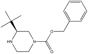 (S)-4-CBZ-2-TERT-BUTYLPIPERAZINE 结构式