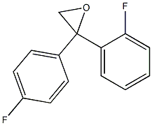 2-(2-FLUOROPHENYL)-2-(4-FLUOROPHENYL)OXIRANE 结构式