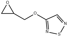 3-(OXIRAN-2-YLMETHOXY)-1,2,5-THIADIAZOLE 结构式