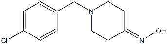 1-(4-CHLOROBENZYL)PIPERIDIN-4-ONE OXIME 结构式