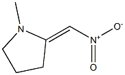 (2E)-1-METHYL-2-(NITROMETHYLENE)PYRROLIDINE 结构式