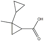 1-METHYL-1,1''-BI(CYCLOPROPYL)-2-CARBOXYLIC ACID 结构式