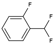 2-(DIFLUOROMETHYL)-1-FLUOROBENZENE 96% 结构式