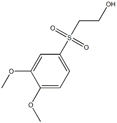 3,4-DIMETHOXYPHENYLSULFONYLETHANOL 98% 结构式