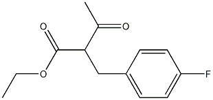 2-(4-FLUOROBENZYL)ACETOACETIC ACID ETHYL ESTER 98% 结构式