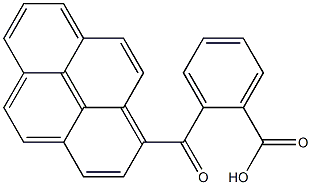 1-PYRENOYLBENZOIC ACID 97% (HPLC) 结构式