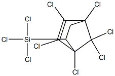 1,2,3,4 7,7-HEXACHLORO-6-TRICHLOROSILYL-2-NORBORNENE 97% 结构式